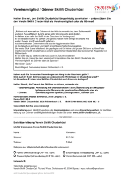 Infos - Skilift Chuderh&uuml;si