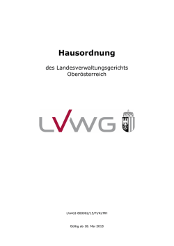 Hausordnung