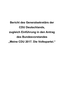 Meine CDU 2017.