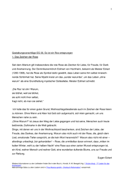 "Es ist ein Ros entsprungen" (EG 30) | PDF 13,5 kB