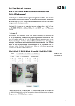 Multi-AOI einsetzen - IDS Imaging Development Systems GmbH