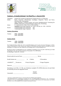 Anmeldeformular Kombi-Seminar 2016 Q1