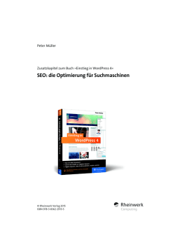 SEO: die Optimierung f&uuml;r Suchmaschinen