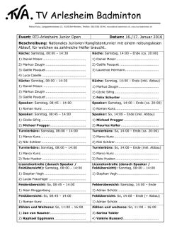 Helferliste 2016