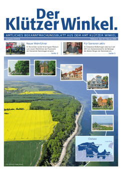 2. Ausgabe - Amt Klützer Winkel