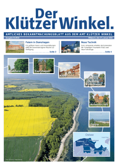 1. Ausgabe - Amt Klützer Winkel