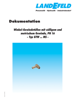 Dokumentation - Winkel-Gewindet&uuml;llen mit z&ouml;lligem und metrischem