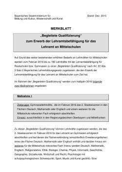 Merkblatt (pdf | 40 KB) - Bayerisches Staatsministerium für Bildung