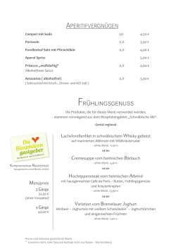 in den Fr&uuml;hlingsmonaten