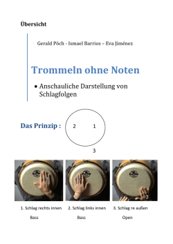 Eine &Uuml;bersicht - Trommeln ohne Noten