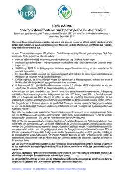 Eine Profit-Pipeline aus Australien?
