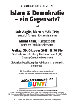 Islam & Demokratie – ein Gegensatz?