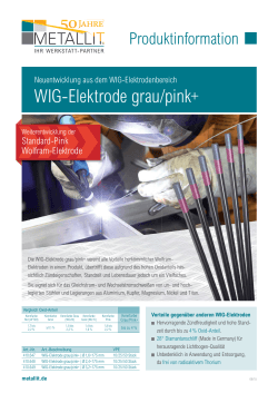 WIG-Elektrode grau-pink