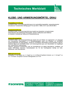 klebe- und armierungsmörtel grau