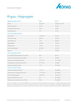 PP grau - Polypropylen