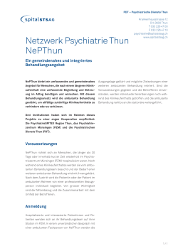 Netzwerk Psychiatrie Thun NePThun