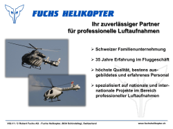Präsentation Fuchs Helikopter Aerial Filming (Deutsch)