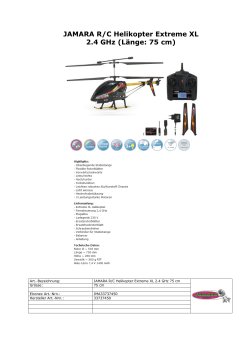 JAMARA R/C Helikopter Extreme XL 2.4 GHz (L&auml;nge
