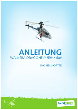 Anleitung Welkera Dragonfly 60 - a