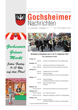 17/2015 - Gochsheim