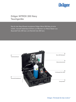 Dr&auml;ger NITROX 200 Navy Tauchger&auml;te