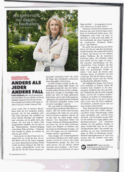 Doris Dierbach zum NSU Prozess, brigitte.de 22/2013