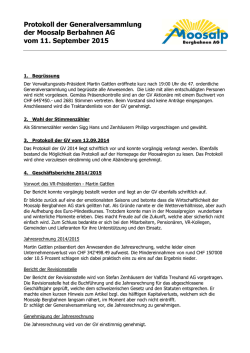 GV-Protokoll - B&uuml;rchen Unterb&auml;ch