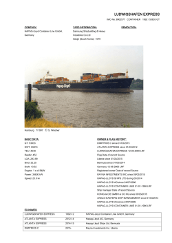 ludwigshafen express - Cargo Vessels International