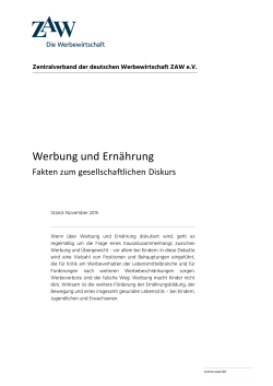 Lebensmittelwerbung