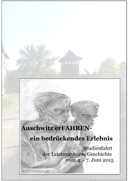 Reader Auschwitz erFAHREN 2015 - Willy-Brandt