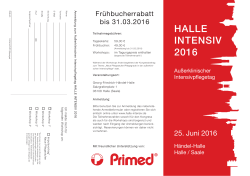 halle intensiv 2016 - Heinen + Löwenstein