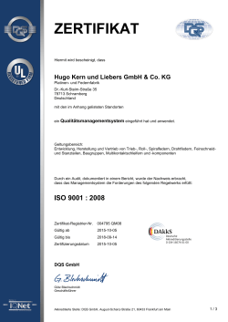 Hugo Kern und Liebers GmbH & Co. KG