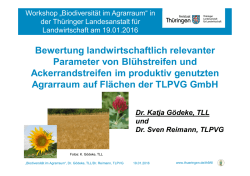 Dr. Katja G&ouml;deke, TLL und Dr. Sven Reimann, TLPVG