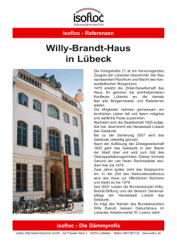Willy-Brandt-Haus in Lübeck - oekotherm