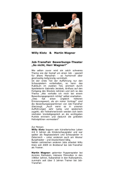 Willy Klotz & Martin Wagner Job-TransFair Bewerbungs