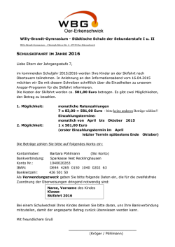 Info Ansparprogramm f&uuml;r 2016 - Willy-Brandt