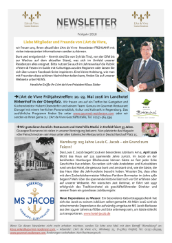 Hamburg: 225 Jahre Louis C. Jacob &ndash; ein Grund zum Feiern! &rarr;L`Art