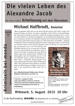 Die vielen Leben des Alexandre Jacob