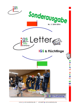 ILetter Sonderausgabe 1 / 2016