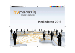 HV Magazin Mediadaten 2016.indd
