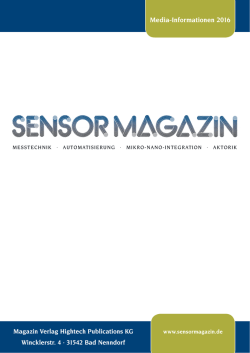 Media-Informationen 2016