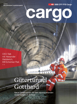Cargo Magazin 1 / 2015