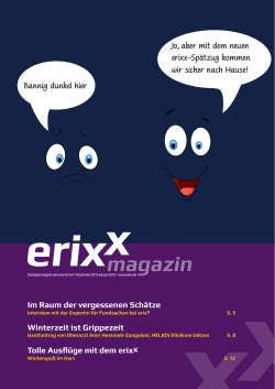 PDF erixx Magazin 1/2016