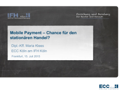 Mobile Payment - Chance für den Handel? - IHK Heilbronn