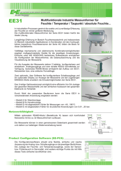 EE31 Datenblatt - E+E Elektronik