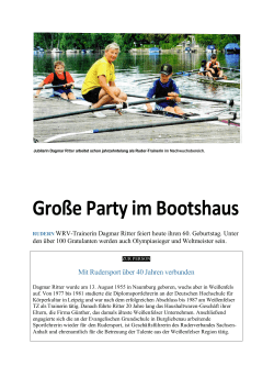 Große Party im Bootshaus