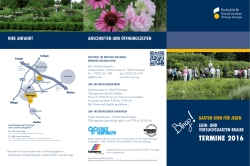 Garten Eden für jeden - Hochschule für Wirtschaft und Umwelt