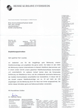 heisse kursawe eversheds - Br&auml;u KommunikationsTechnik GmbH