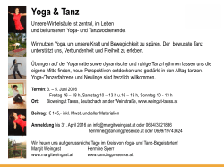 Yoga & Tanz - Weingut Tauss