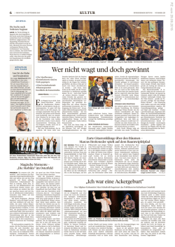 Wer nicht wagt und doch gewinnt